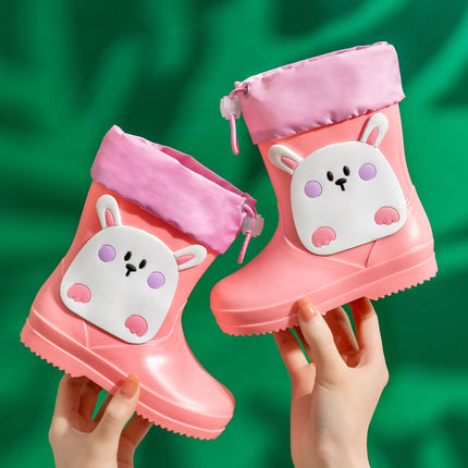 Summer Children's Rain Boots Boys Baby Waterproof Children's Rubber Shoes Non-slip Rain Boots Girls Students Children's Water Shoes
