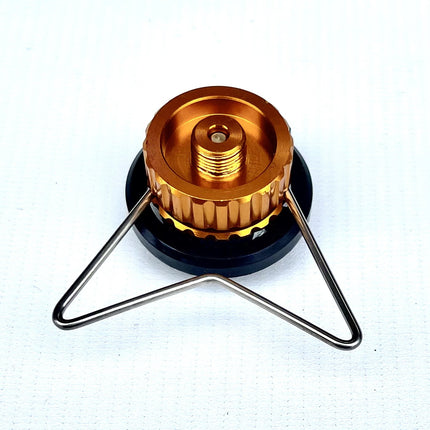 Outdoor multifunctional card furnace adapter butane long gas tank self-locking converter bracket camping stove adapter