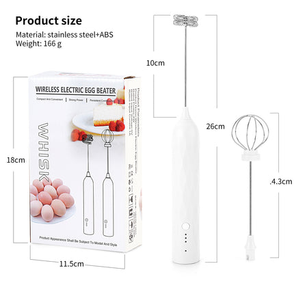 Carefully Selected Cross-Border Dual-Stick Milk Frother, Coffee Cream Mixer, Household Wireless Egg Beater, Baking Milk Frother