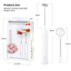 Double-stick milk bubble charger (white)