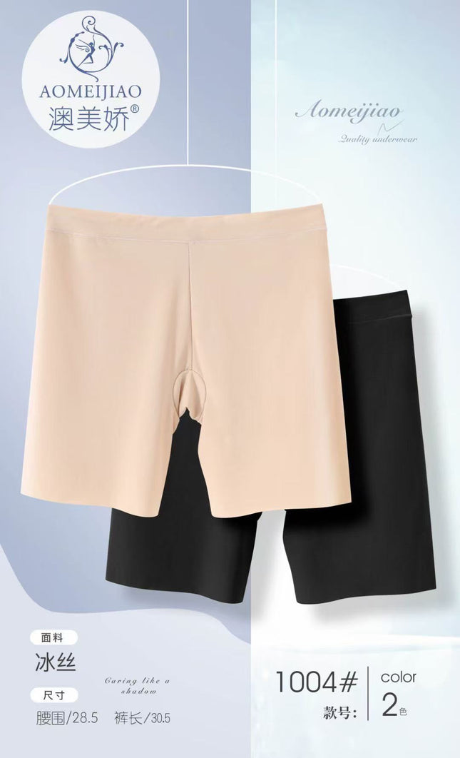high quality Leggings Women's 2025 New Anti-glare Safety Pants Seamless Summer High Waist Stretch Three-point Insurance Pants