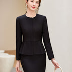 Blue suit + 656 blue skirt / S