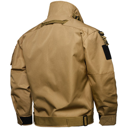 Foreign Trade Motorcycle Tactical Clothing Casual Men's Jacket 2025 Spring New Style Jacket Men's Outdoor Military Fan Charge Clothes Men