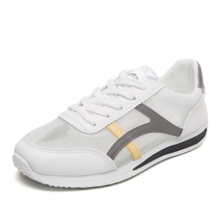White Sneakers for Women, 2026 Summer New Korean Style Casual Shoes, Breathable Soft-Soled Mesh Lightweight Shoes, Women's Shoes