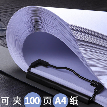 A4 File Clipboard Folder Document Holder Loose-Leaf Storage Double Clip Secretary Clipboard Writing Board Clip Business Gift