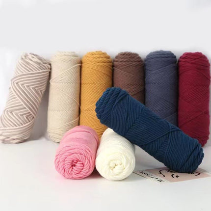 8 strands milk cotton eight strands lover cotton handmade diy material coated wool scarf hat hook shoes medium thick wool ball