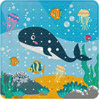 Black Whale / 53*53cm