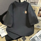 M1133 fan yellow dog-dark gray [pure cotton] / S
