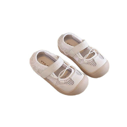 2025 Summer New Children's Shoes Little Girl's Tianme Lace-up Casual Shoes Korean Style Fashionable Girls' Frame Shoes