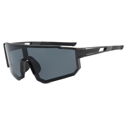 2024 New Outdoor Color-Changing Cycling Glasses for Men and Women One-Piece Large-Frame Sunglasses Bicycle Fashion Sports Sunglasses