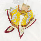 L024-150-03khaki / 70cm wrinkled square towel