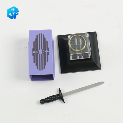 Northern Magic Liu Qian's Same Sword Wear Ring Wear Heart-wearing Sword Close-up Actual Combat Advanced Shock Magic Props