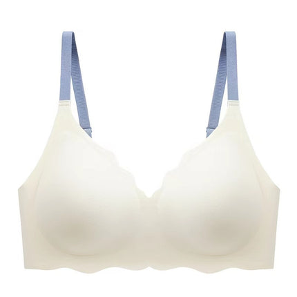 Crystal Jelly Bra Gather Sexy Seamless No Steel Ring Internet Celebrity Shake Tone Little Red Book Fast Hand Underwear Factory Direct Supply