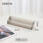 2-layer black display stand (inner grid width 3.5cm)