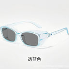 Transparent blue frame (turns gray)