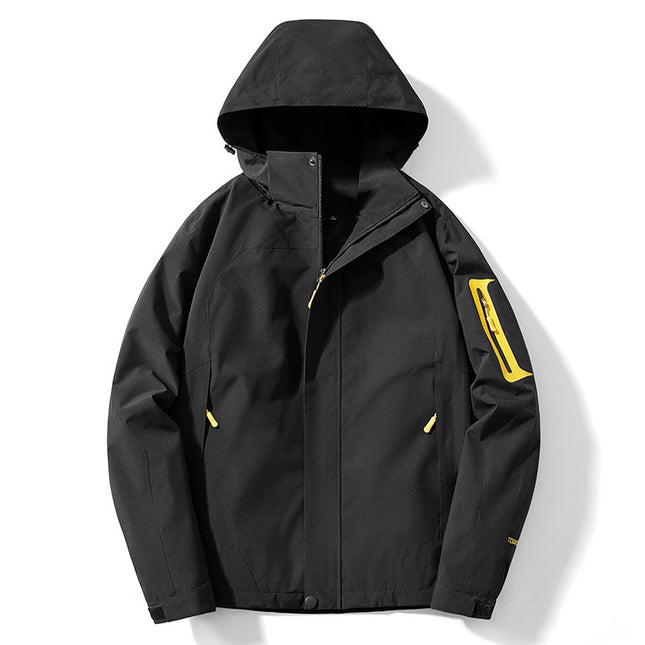 Cross-Mirror Outdoor Single-Layer Jacket for Women, Spring & Fall Thin Windproof and Waterproof Mountaineering Jacket, Jacket for Men