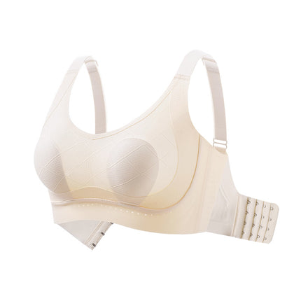 Rabbit Cup Large Chest Small Anti-sagging Underwear Traceless Litching Underwear Women's Chest Gathering Parammary Bra Large Cup
