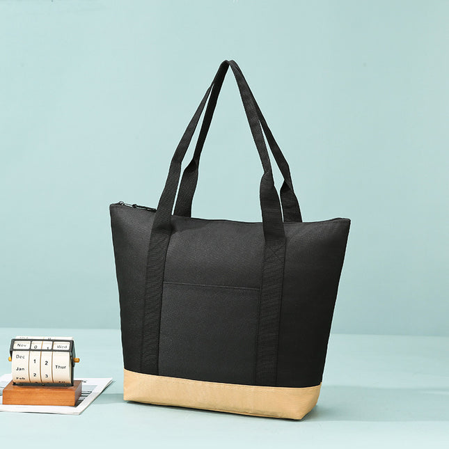 Cross-Border Wholesale of Large-Capacity Oxford Cloth Insulated Bags for Carrying Lunch Boxes to Work, Outdoor Ice Packs, and Portable Bags