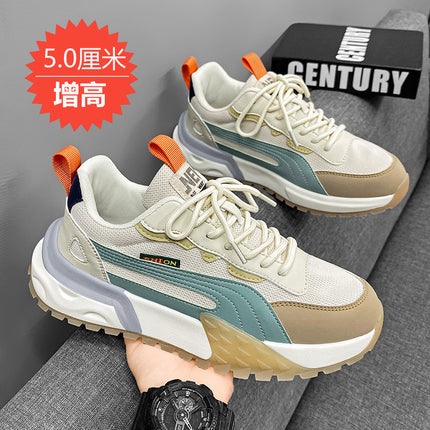 Forrest Gump Men's Shoes Summer Breathable 2025 New Deodorant Mesh Sports Leisure Running Elevated Putian Torre Trendy Shoes