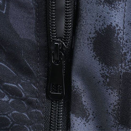 genuine goods black python pattern camouflage clothing suit men's/one-piece labor protection clothing welder wear-resistant overalls eat chicken spring and autumn outdoor