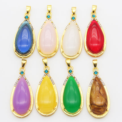 Ancient sand gold imitation jade gold-plated necklace jade brave Guanyin Buddha pendant live welfare drainage small gift supply