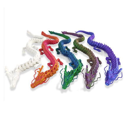 3D Printed Dragon Ornaments Cross-Border Popular Dragon Egg Chinese Dragon Toys Crafts Stall Wholesale Creative Hand-Made Gifts