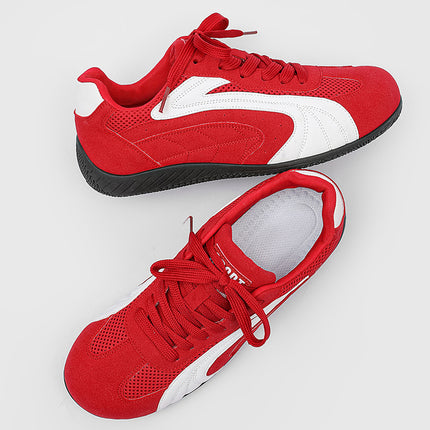 Men's New Mesh Breathable Forrest Gump Shoes, Sports Casual Shoes, Apple Shoes, Leather Red Racing Shoes, Sc05