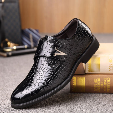 Factory direct 2023 autumn new leather shoes men's business formal leather shoes top layer cowhide daily office non-slip