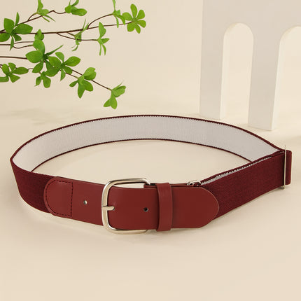 Cross-border explosion softball baseball belt multicolor outdoor sports golf students elastic elastic belt belt wholesale