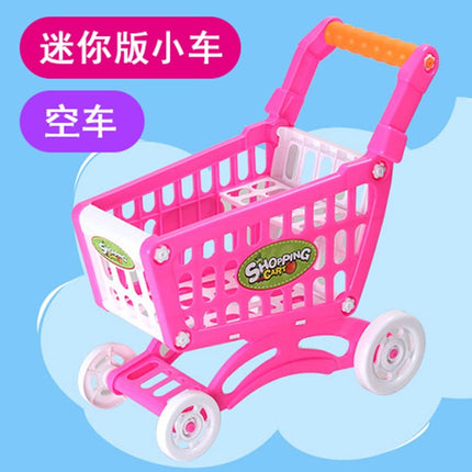 Wholesale Children's Shopping Cart Toy Baby Fruit Supermarket Trolley Boys' Girls Simulation Play-house Big Kitchen