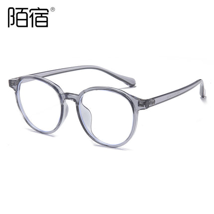 TR9008 two-color glasses frame Korean fashion plain plain mirror with myopia anti-blue round 2022 New