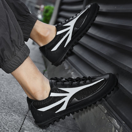 Mesh Shoes for Men 2025 New Summer Breathable Cut Out Shoes Soft Sole Non-Slip Lightweight Forrest Gump Shoes Casual Shoes Large Size