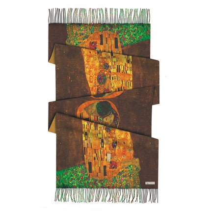 Winter Fashionable and Versatile Van Gogh Oil Painting Series Starry Sky Ladies Imitation Cashmere Long Scarf for Mother Shawl Warm Scarf