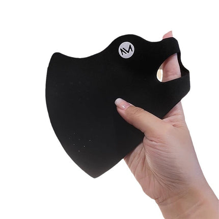 Autumn and winter collagen warm velvet breathable simple solid color warm mask windproof dustproof riding mask moisturizing beauty