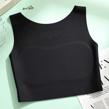 New Seamless Corset, Natural Cup Reduction, Invisible Fit, Wide Shoulder Straps, Comfortable Tube Top, Breathable Holes in the Back, Sweat-Wicking Wrap