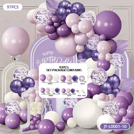 Balloon Chain Arch Set Scene Layout High-End Atmosphere Opening Birthday Party Decorations Anniversary Package
