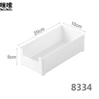 8334.right-angle low u-mouth box-medium white 1 piece