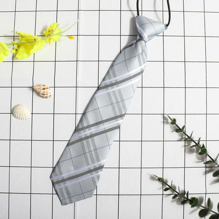 JK Small Tie Women's College Style Lazy Japanese Style Plaid Uniform Shirt Tie Student ins Men's and Women's Short Free Tie