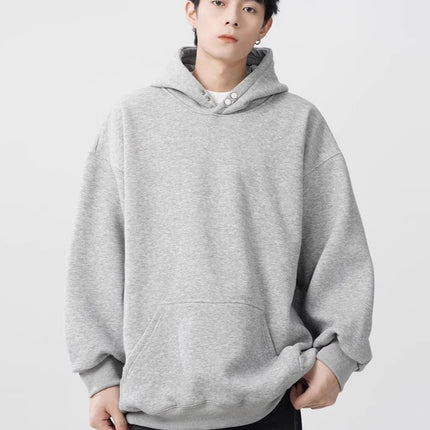 2024 American Heavy Hooded Sweater Men's Autumn Fashion Brand Casual Couple Hoodie High Street All-match Loose Jacket