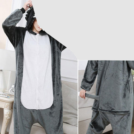 Cross-Border Wholesale Flannel Unicorn Onesie Pajamas Cartoon Animal Cute New Style Adult Cross-Border Loungewear