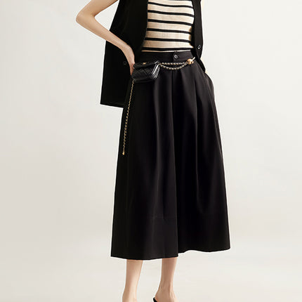 The atmosphere has sense! Atmospheric beauty! Tencel Pants Dashing Wide Leg Pants