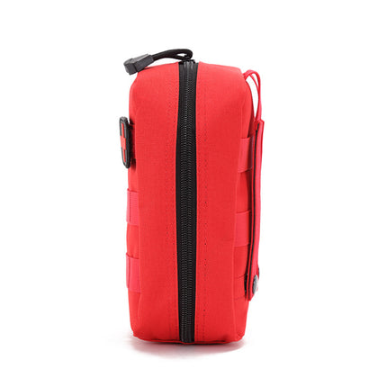Outdoor Tactical Medical Bag Molle System Webbing Attached Bag Waist Bag Accessories Bag Zipper Bag Multi-Functional Cosmetics Bag