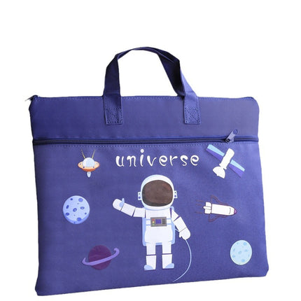 Student Handbag Tuttor Learning Carrying Book Bag Primary School Student Canvas Bag Learning Supplies Children Girl Homework File Bag