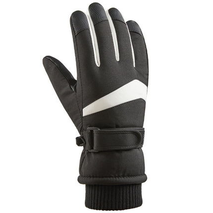 Ski gloves for men and women with winter cold outdoor riding plus velvet padded touch screen warm cross-border A30HXG