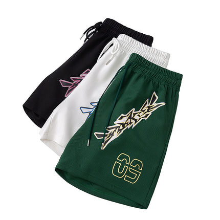 American basketball shorts sports training summer men's four-point ball pants tide retro 4-point niche casual pants wholesale