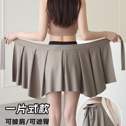 Shark Pants 2025 New Fart Curtain Women's Bottom Bottoming Artifact Sport Butt Covering Yoga Pants Blinding Skirt Fart Curtain