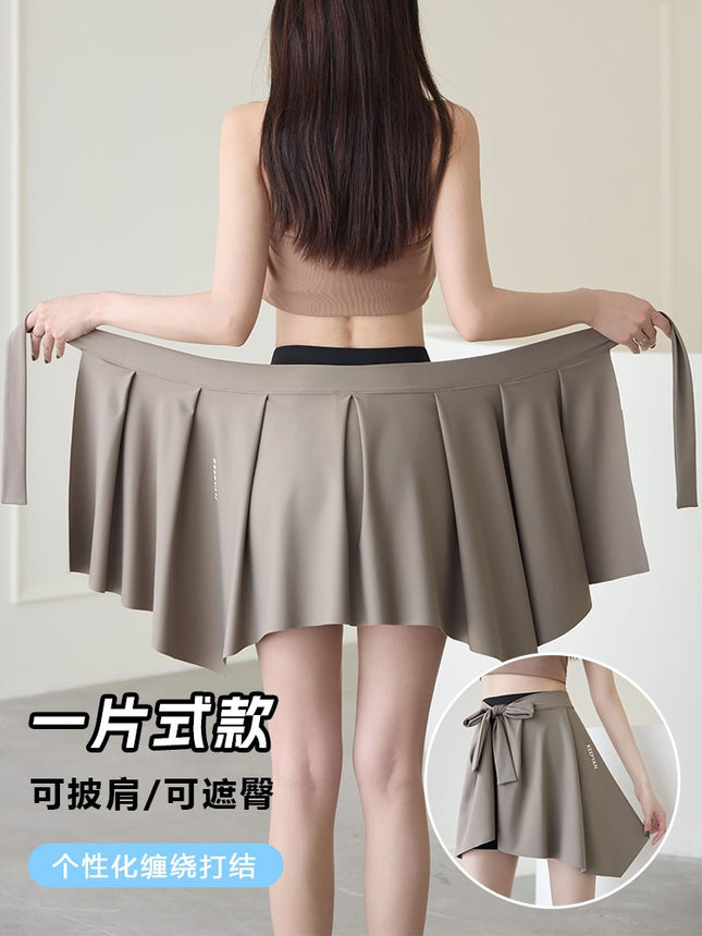 Shark Pants 2025 New Fart Curtain Women's Bottom Bottoming Artifact Sport Butt Covering Yoga Pants Blinding Skirt Fart Curtain