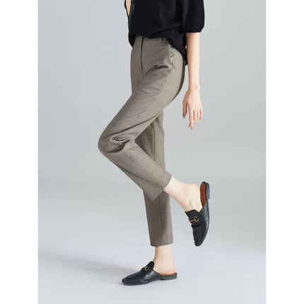 Counter quality commuter pipe pants women's suit pants 2025 spring and summer new all-match straight casual pants for children