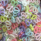 Mixed color random ab plating / 21#15*17mm love mark about 920 pieces/catties