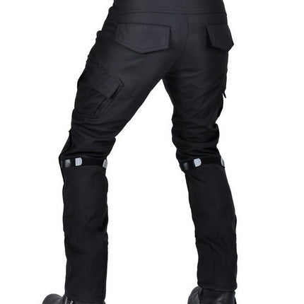 VOLERO motorcycle anti-fall cycling pants waterproof windproof breathable elastic high waist motorcycle anti-fall pants silicone protection
